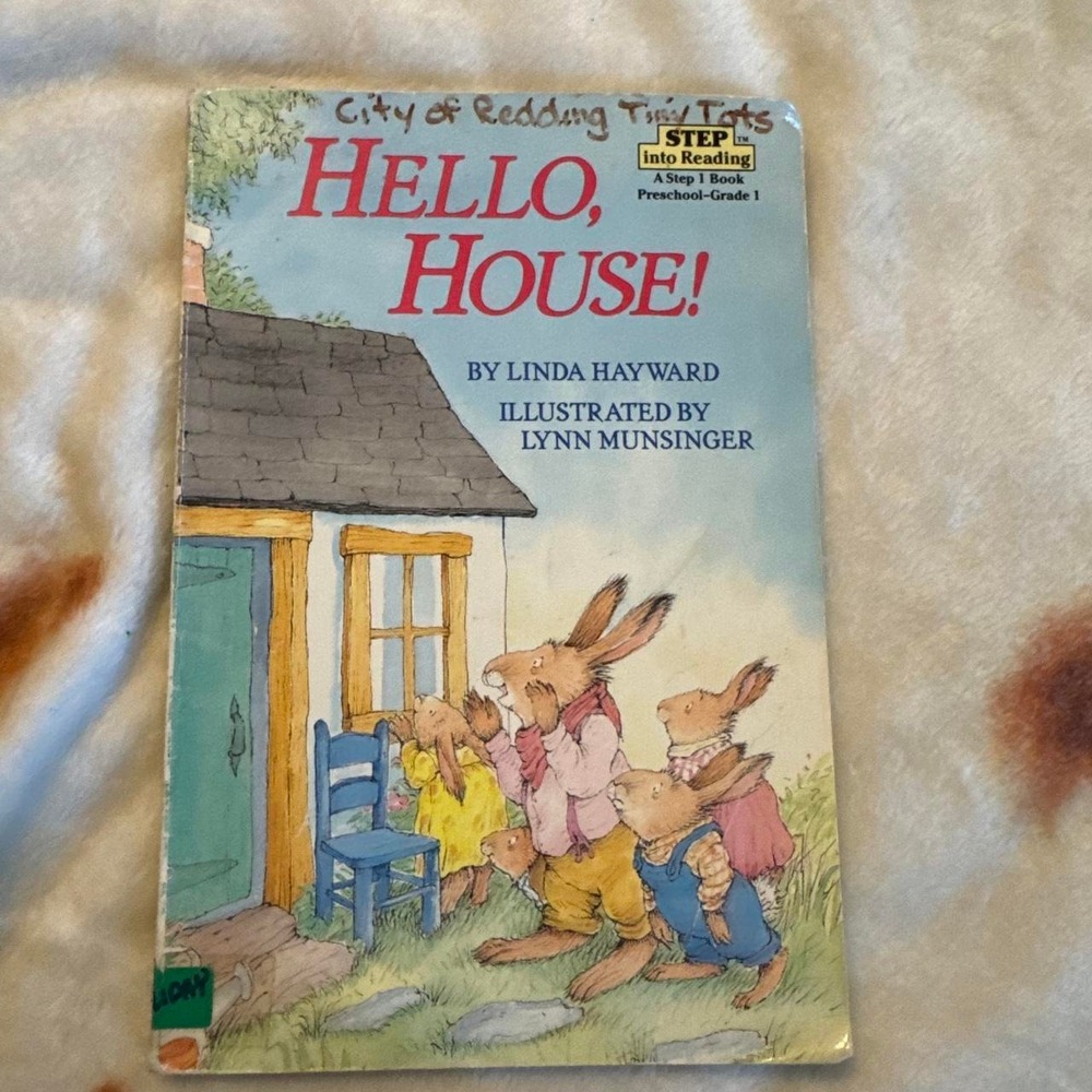 Hello House Vintage Children's Paperback Book 1988